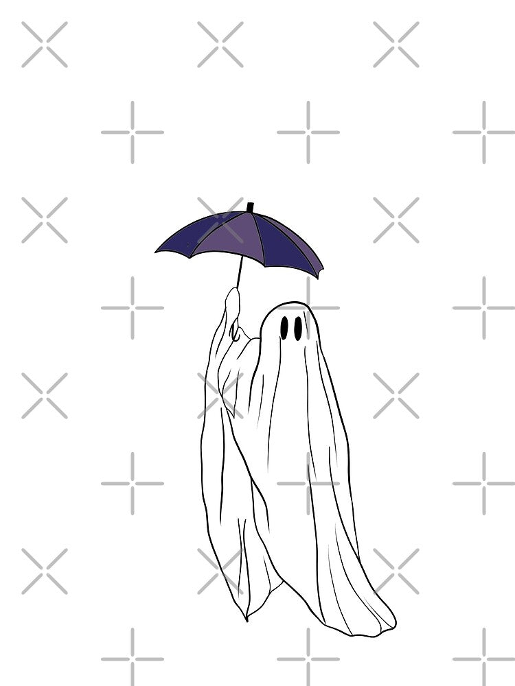 sheet ghost with an umbrella by Jesanns