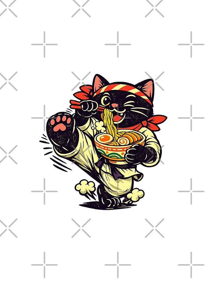 Ramen Cat – Chef Kick by LuveraxArt