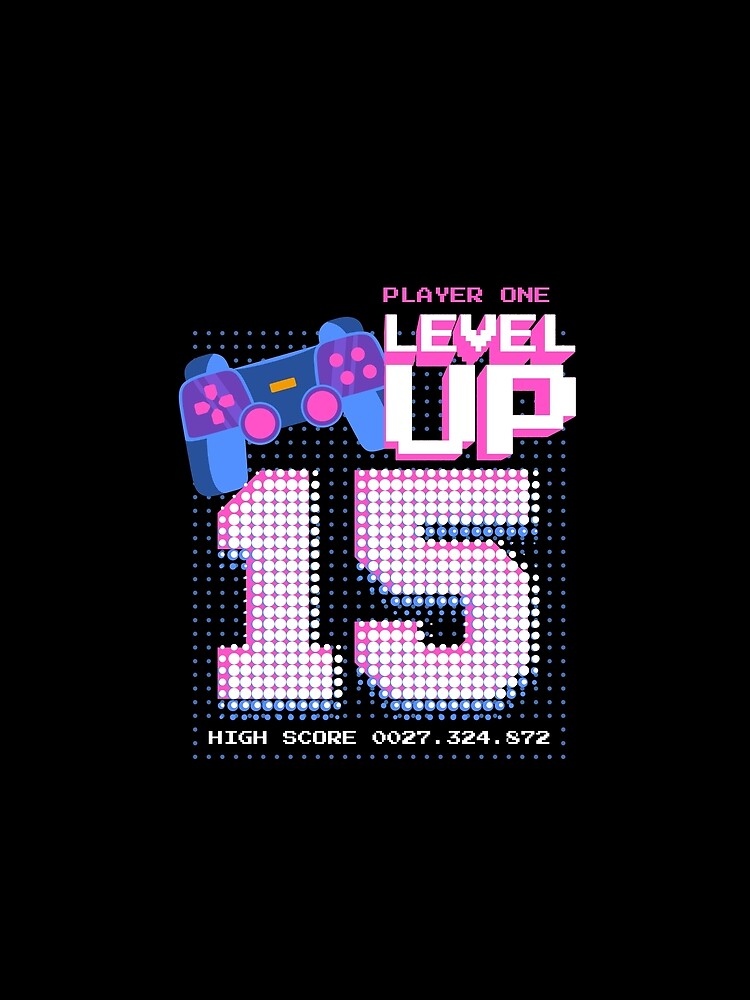 Player One Level Up 15 by patternprint1
