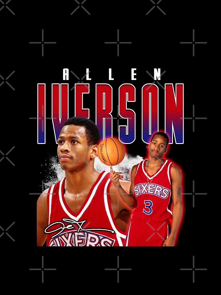 Allen Iverson The Answer Basketball Legend Signature Vintage Retro 80s 90s Bootleg Rap Style by kulhanekuk
