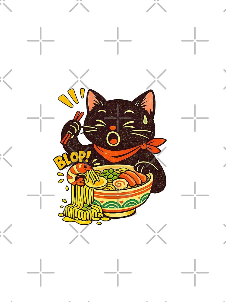 Ramen Cat – Noodle Splash by LuveraxArt