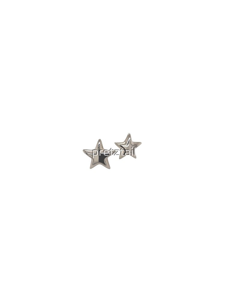 aesthetic silver stars by pretztail