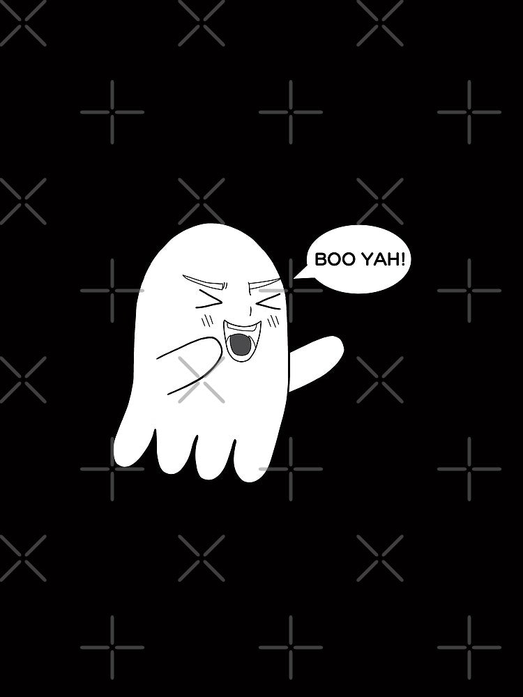 Cute Ghost BOO YAH! by Amberein