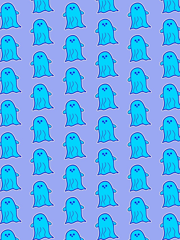Blue Halloween Ghost by DanielleGensler