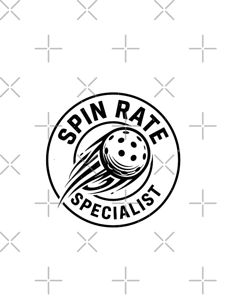 Vintage Pickleball Spin Rate Specialist Graphic by InkRebelprint