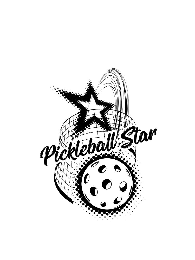 Pickleball star design by mpavlov