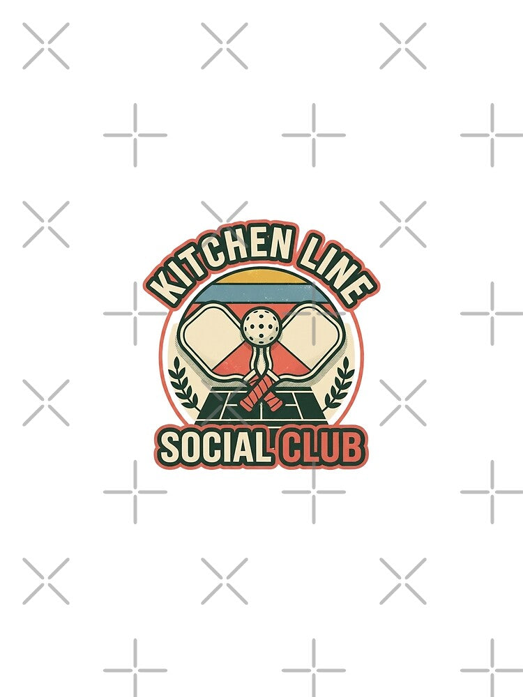 Kitchen Line Retro Pickleball Social Club by GoofyShopp