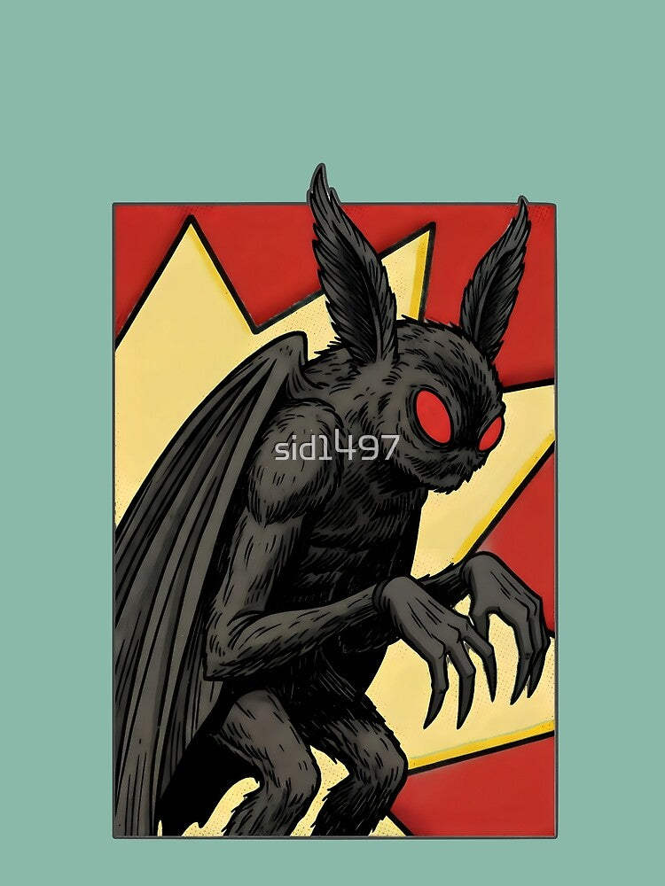 Vintage Mothman – Retro Cryptid by SidTastic