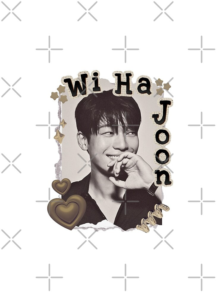 Wi Ha-joon: Korean Drama Actor Scrapbook Collage Cozy Y2K Vintage Design by HELL0WBELLO