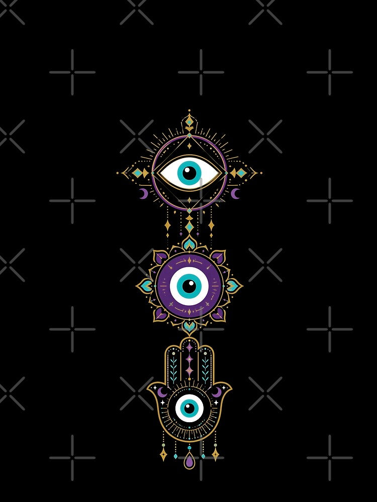 Evil Eye Hamsa Celestial Protection Charm by Victor Shadehorn