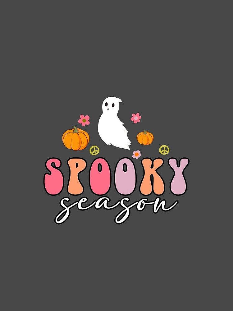 Groovy ghost spooky season Halloween Gift by Dieowl