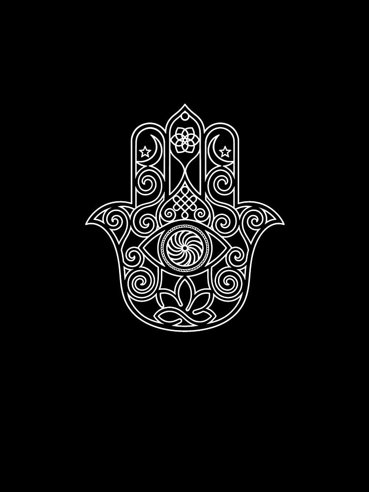 Hamsa Hand Spiritual Protection Design by TeeGals