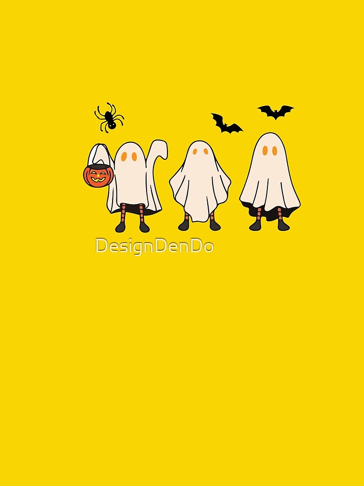 Retro Halloween Ghost, Spooky Kids, Halloween Toddler, Cute Ghost, Spooky Season Kids by DesignDenDo ⭐⭐⭐⭐⭐