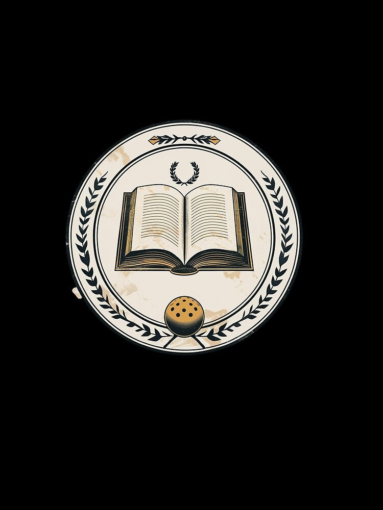 Book & Dink Club – Vintage Seal with Paddle by fantasyy