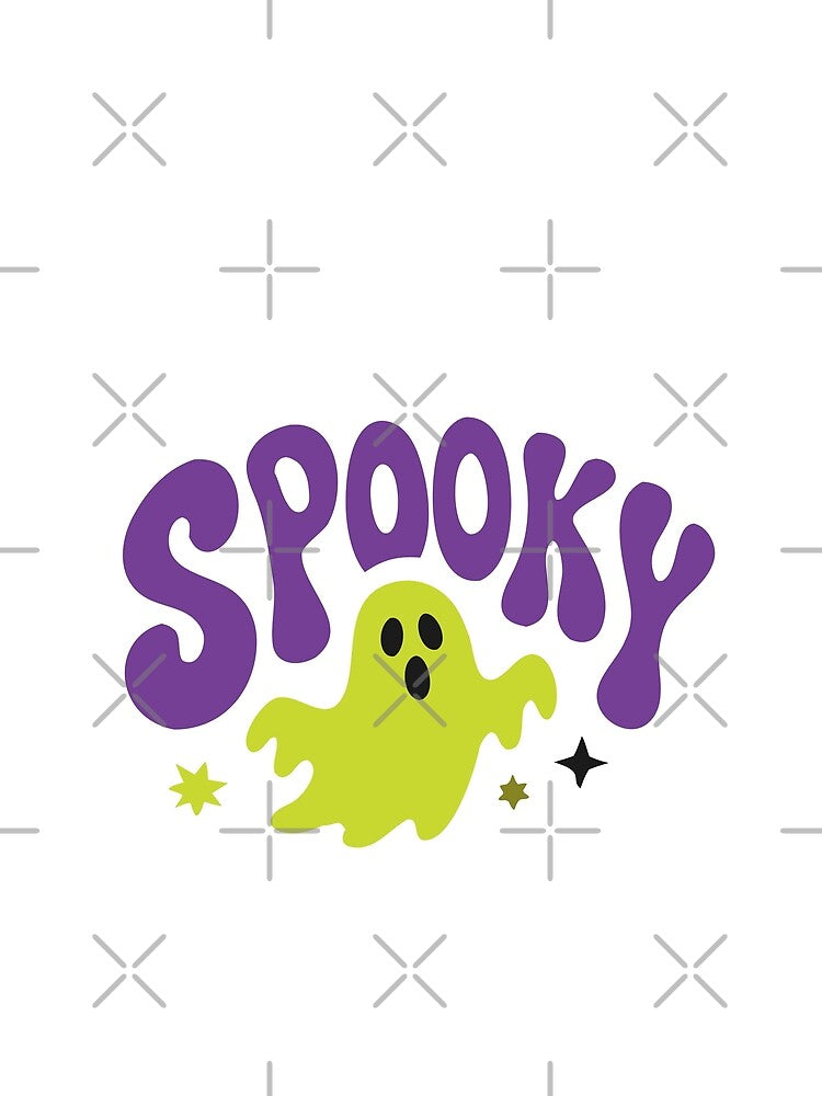 Copy of Boo! Cute Retro Halloween Ghost Spooky Season Design by Glotify