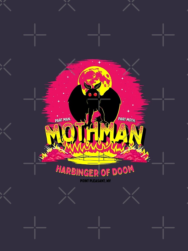 Lover Gifts Mothman Retro Vintage by Shirleydavenpor