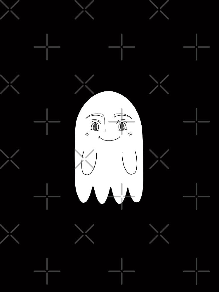 Smiling Cute Ghost by Amberein