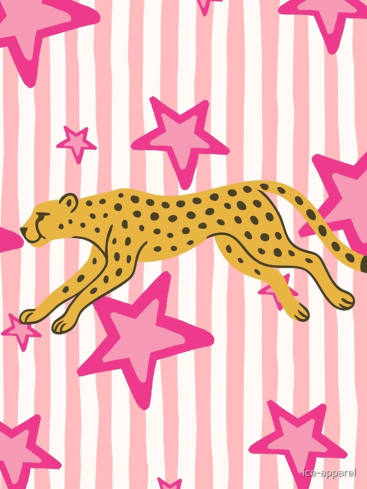 Pink Star and Stripes Cheetah by ice-apparel