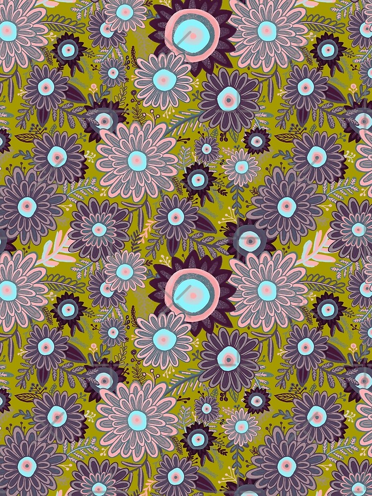 Groovy Daisy Vibes by Squarebird