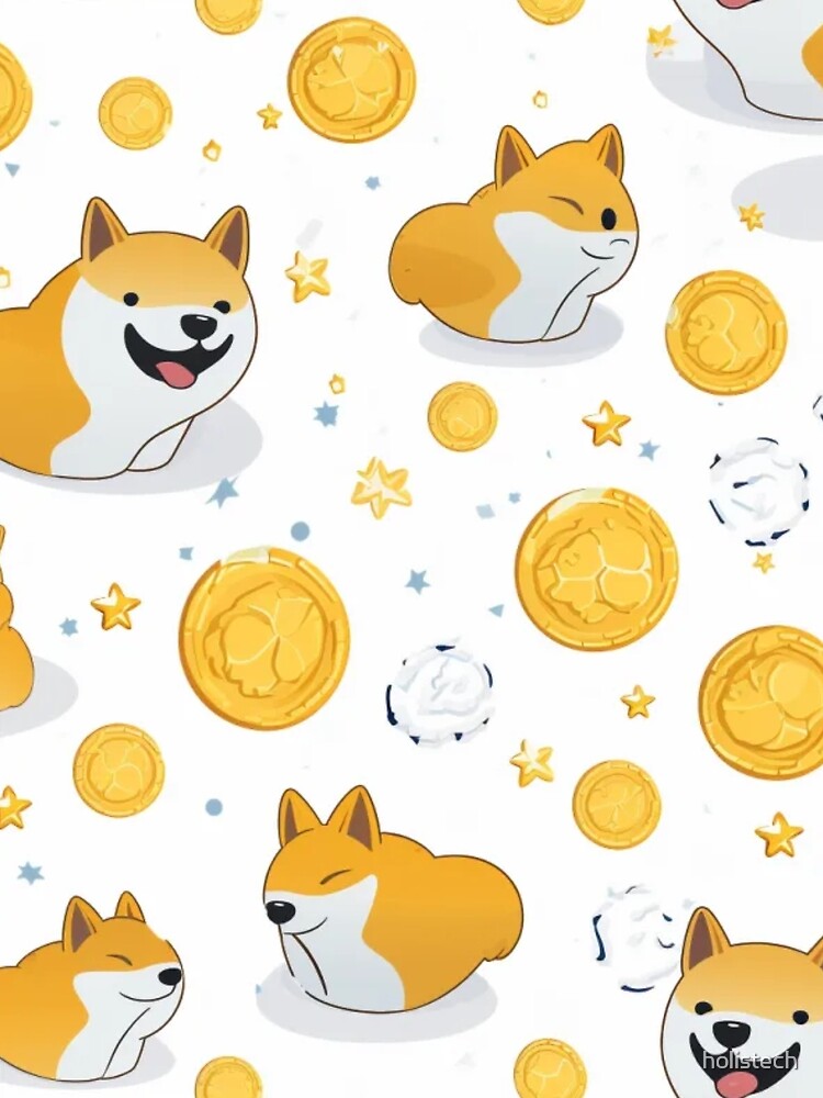 Dogecoin: Cute Shiba Inu Design by holistech