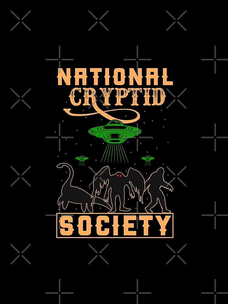 National Cryptid Society Creatures Conspiracy Funny Alien by ChromanautMerch