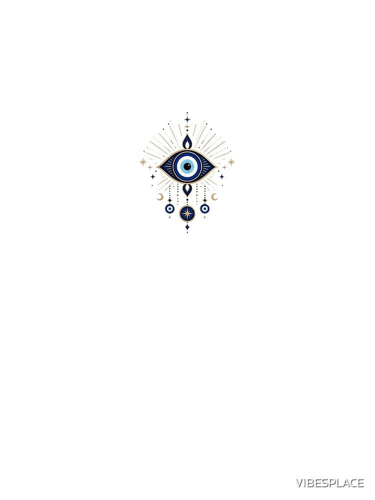 Blue Evil Eye Protection Symbol by VIBESPLACE