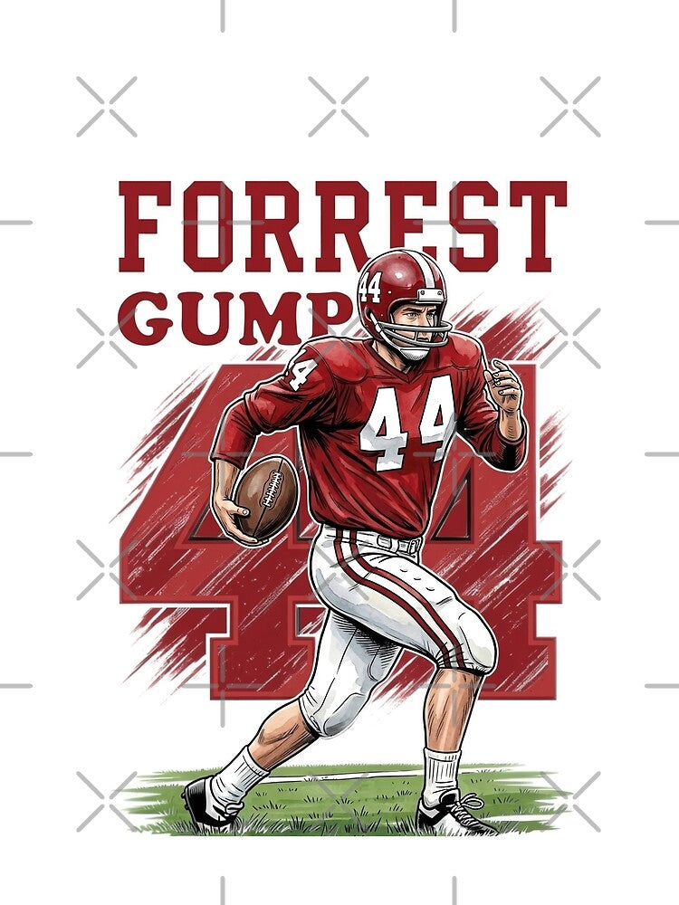 Forrest Gump Retro 90s Vintage Bootleg Style Football All American by Thogan0416