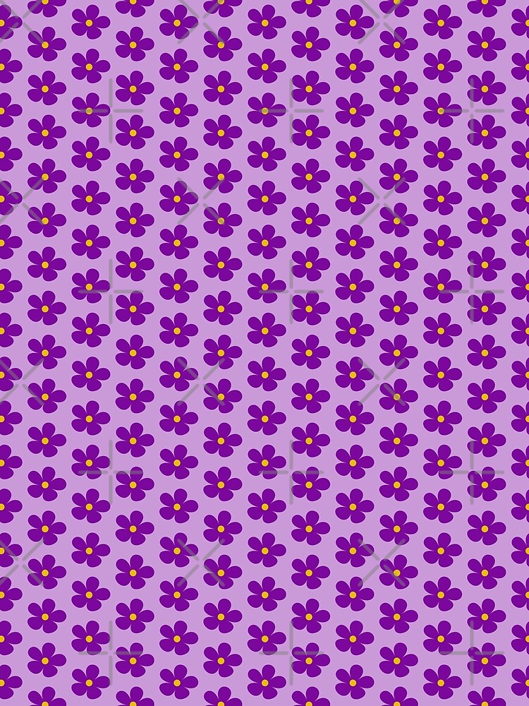Purple Daisy Flower by Glimsy