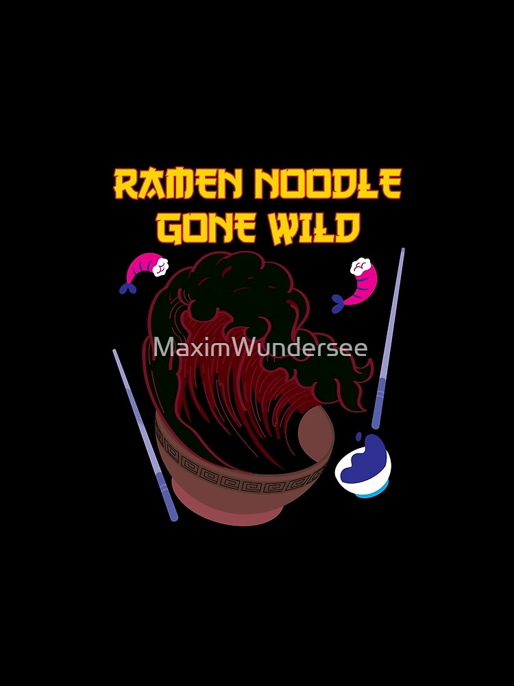 Japan Ramen Retro wild Japanese noodles by MaximWundersee