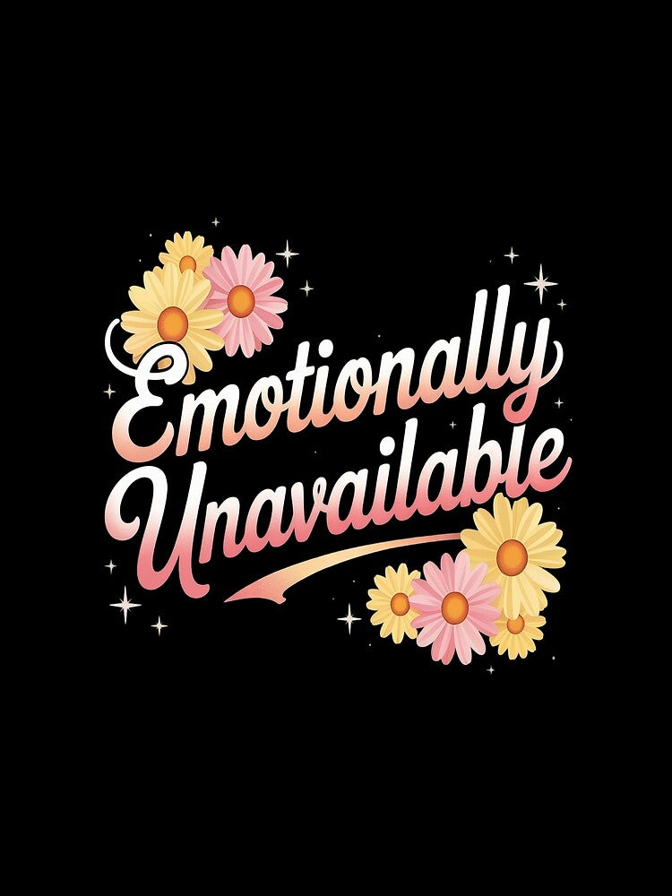 Unavailable Emotionally Relationship Status Quote Joke by kakashinn