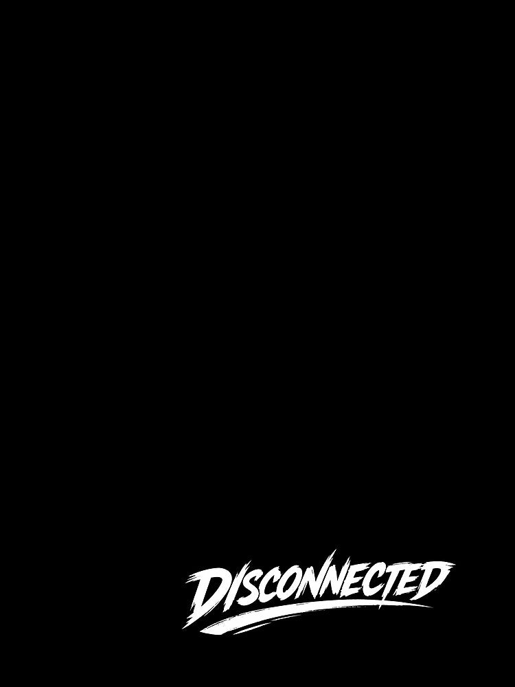 Disconnected | Introvert Streetwear Graphic Tee by SkullVor