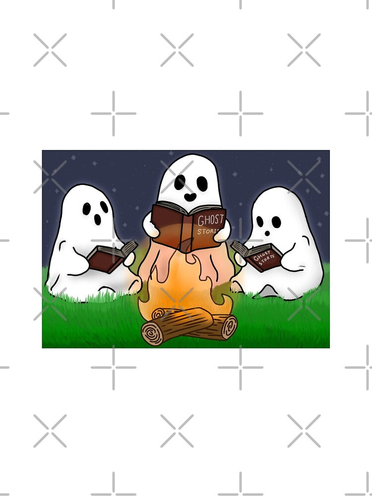 Ghosts, reading ghost stories by Artistkhg