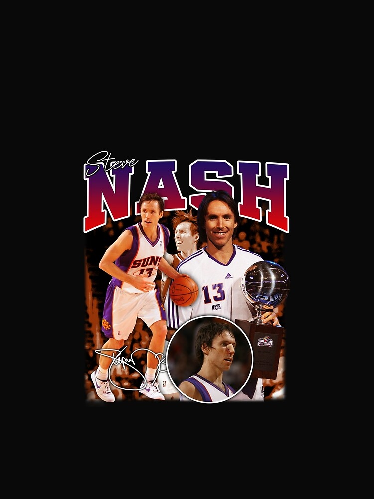 Steve Nash Phoenix Basketball Legend MVP  Signature Vintage Retro 80s 90s Bootleg Rap Style by LacySlatt