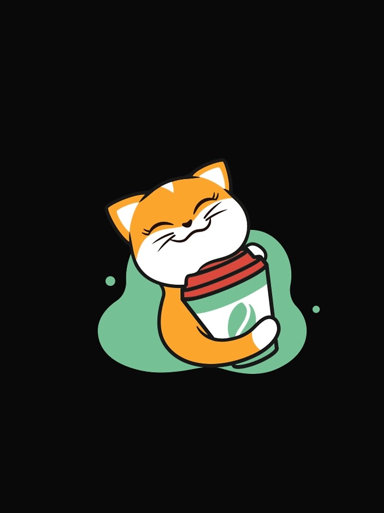 Coffeecat , cute coffee cat by fattim3