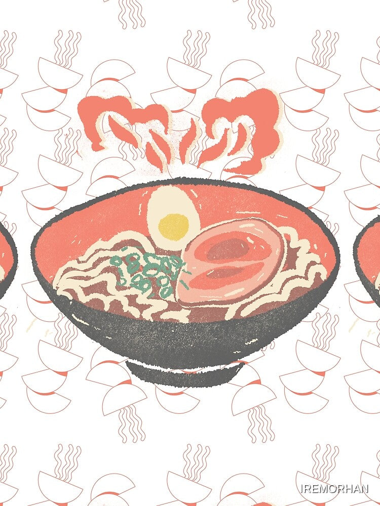 Cozy Noodle Bowl Art by IREMORHAN