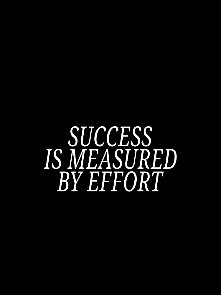 Success is Measured by Effort Collection by Outrageous24