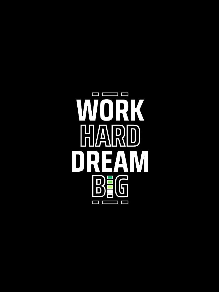 work hard by yahyaart28