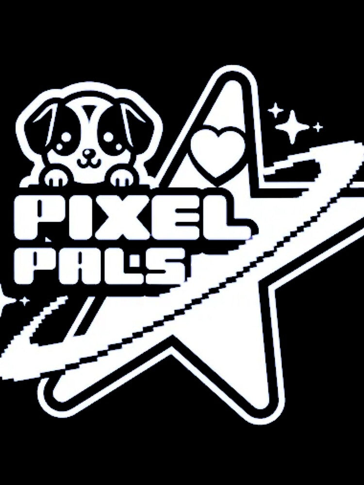 Pixel Pals Y2K Aesthetic - Kawaii Gamer Dog & Star by GenZFashion000