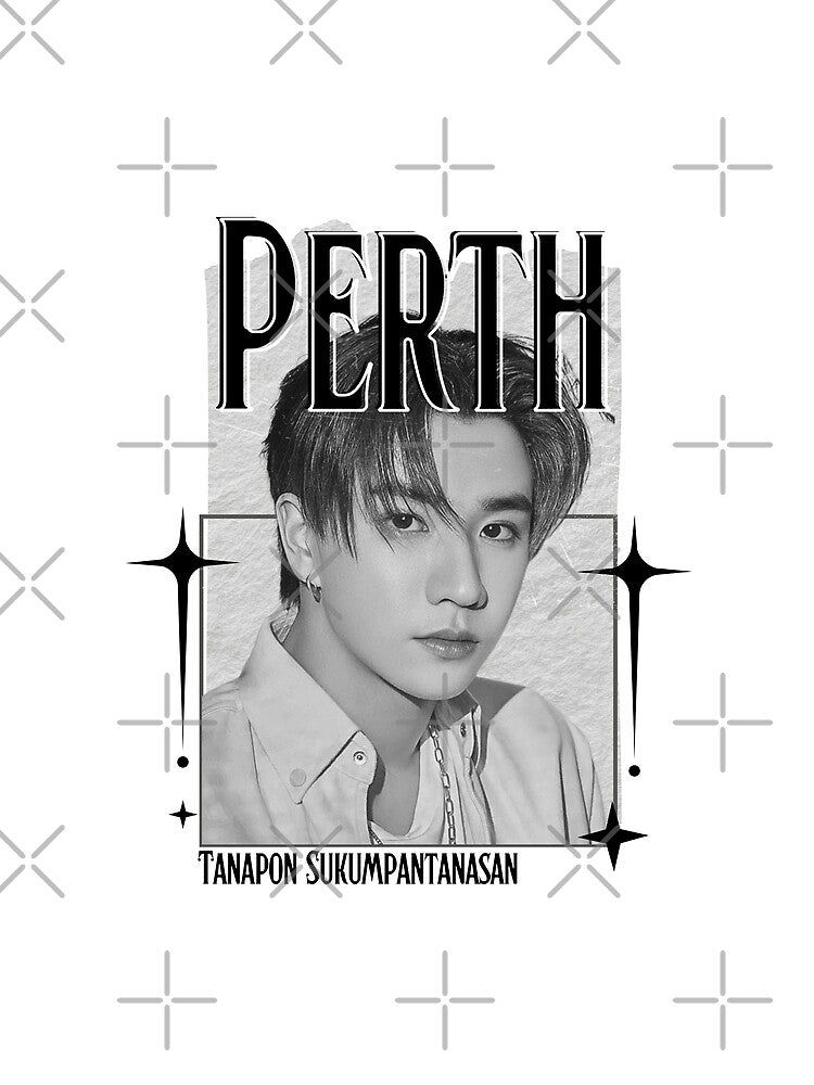 Perth (Tanapon Sukumpantanasan) Thailand Actor  Thai drama Entertainment Scrapbook Collage Cozy Y2K Vintage Design by HELL0WBELLO