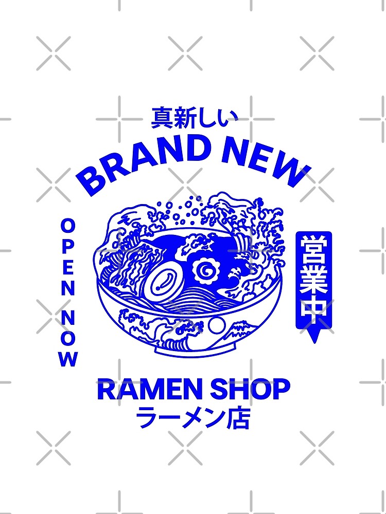 RAMEN JAPANESE STREET STYLE BLUE by mjtcrp