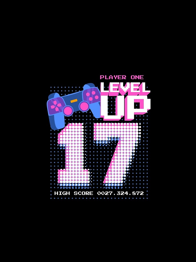 Player One Level Up 17 by patternprint1