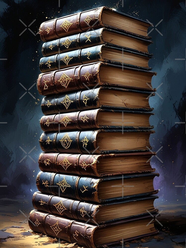 The Eternal Thesis – Gothic Dark Academia Book Art by semenol