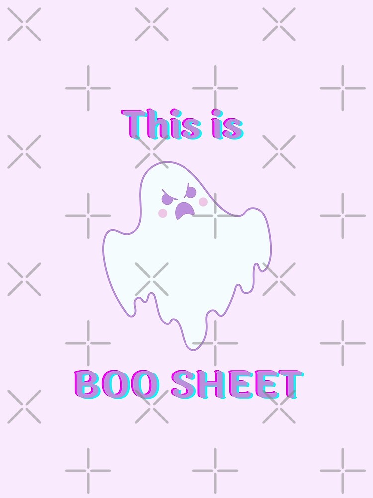 Boo Sheet Cute Angry Ghost by ThievingNargles