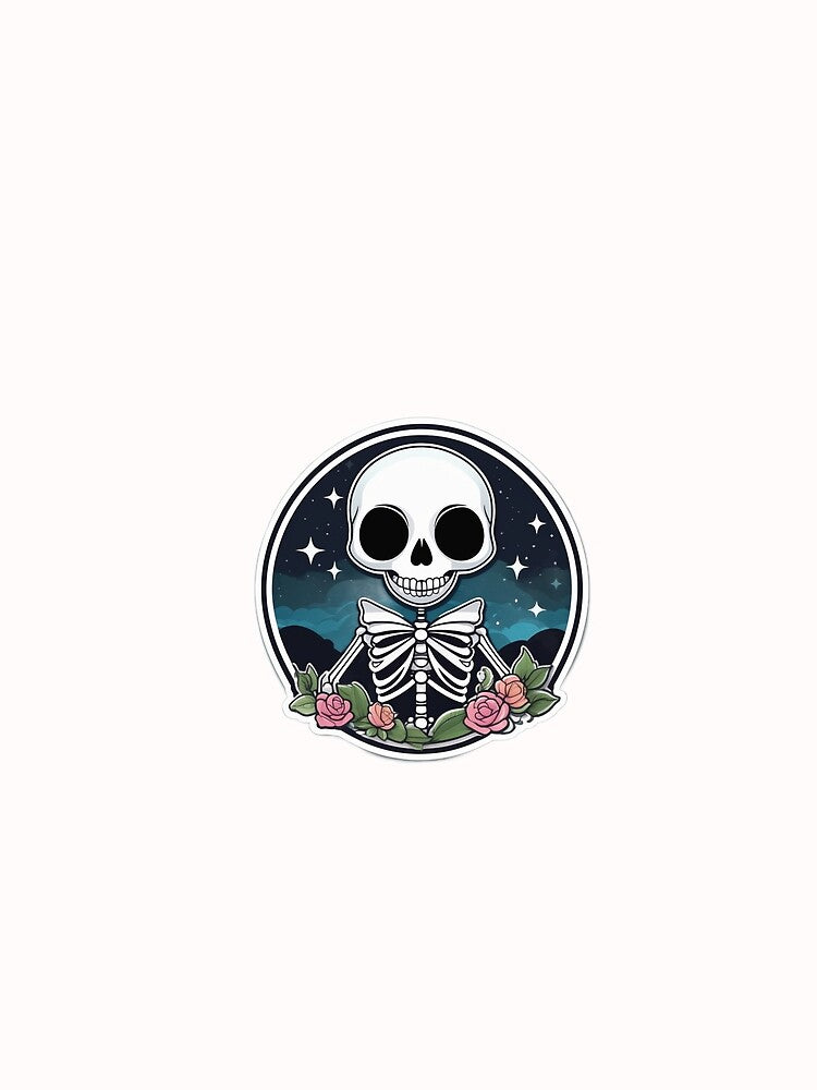 Preppy rose skeleton by JIGUWORLD