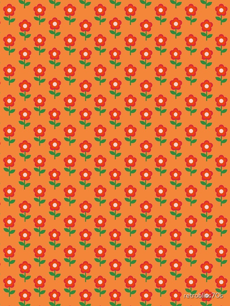 Groovy 70s Floral Design by retrobliss70s
