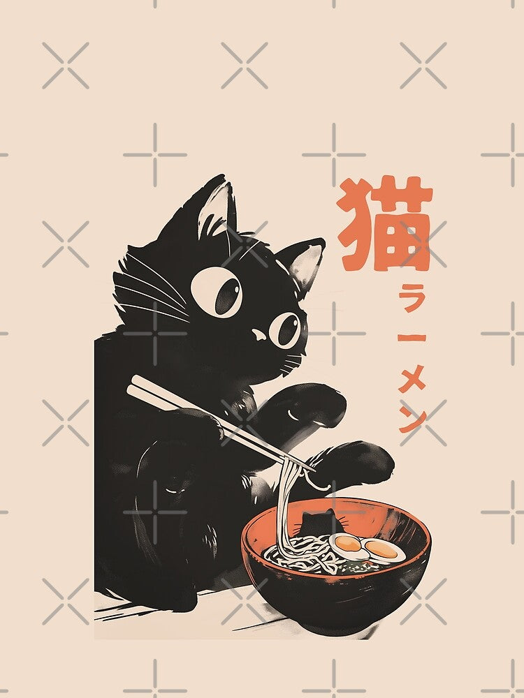 Retro Ramen Kats by mustbewhy