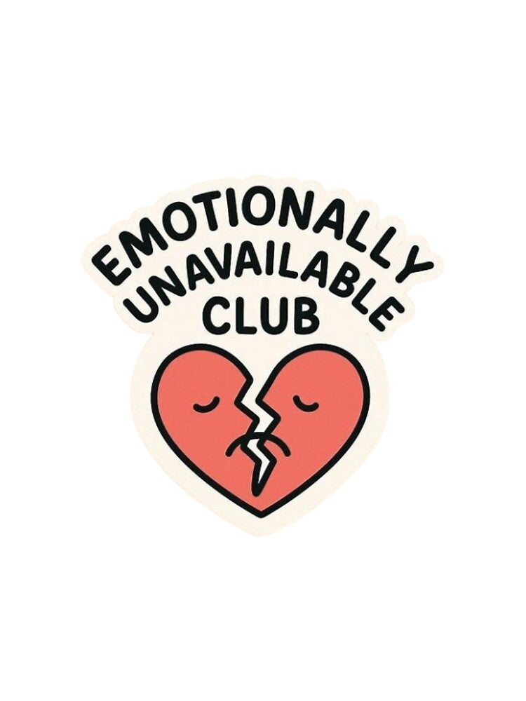 Aesthetic kawaii broken heart sticker. by Vegasstickers
