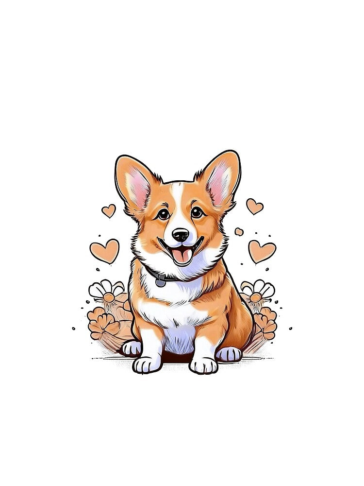 Fluff Butt Royalty - Corgi Art by RockitBaby