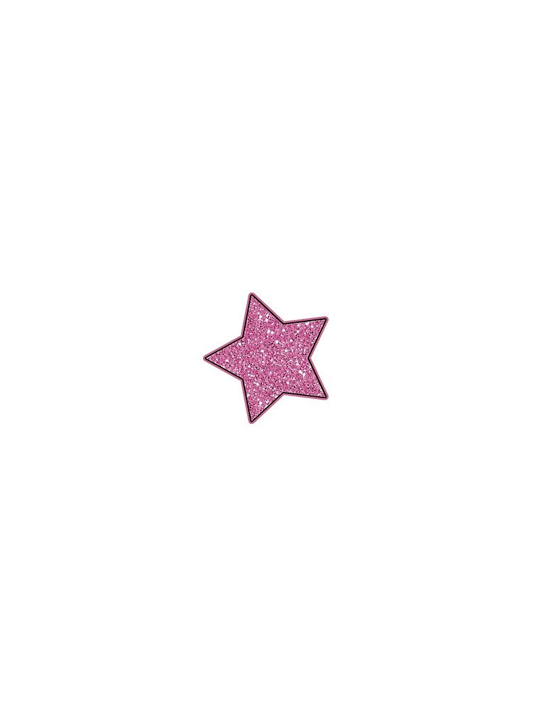 sparkly star girl design pink by next00wave
