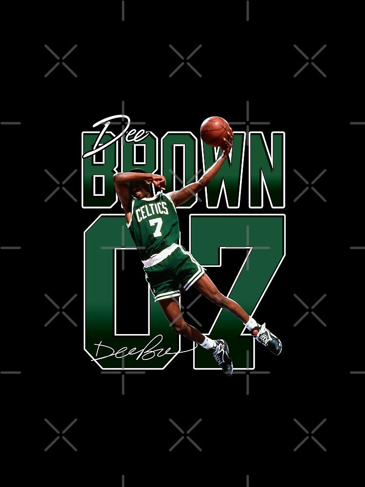 Dee Brown No Look Legend Basketball Signature Vintage Retro 80s 90s Bootleg Rap Style by HayleyMonahan